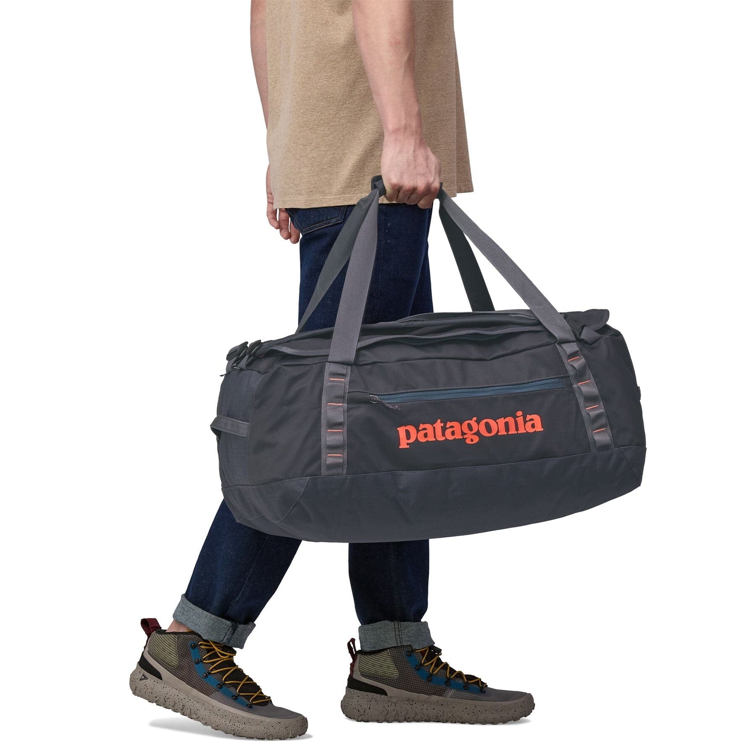 Patagonia Black Hole Duffel 55L - 100% postconsumer recycled polyester Smolder Blue Bags