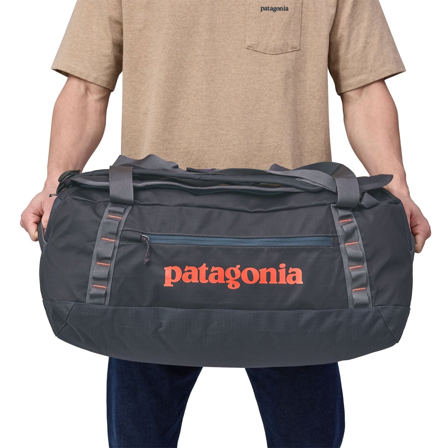 Patagonia Black Hole Duffel 55L - 100% postconsumer recycled polyester Smolder Blue Bags