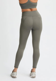 Röhnisch Flattering High Waist Tights - Recycled polyester Gunmetal Pants