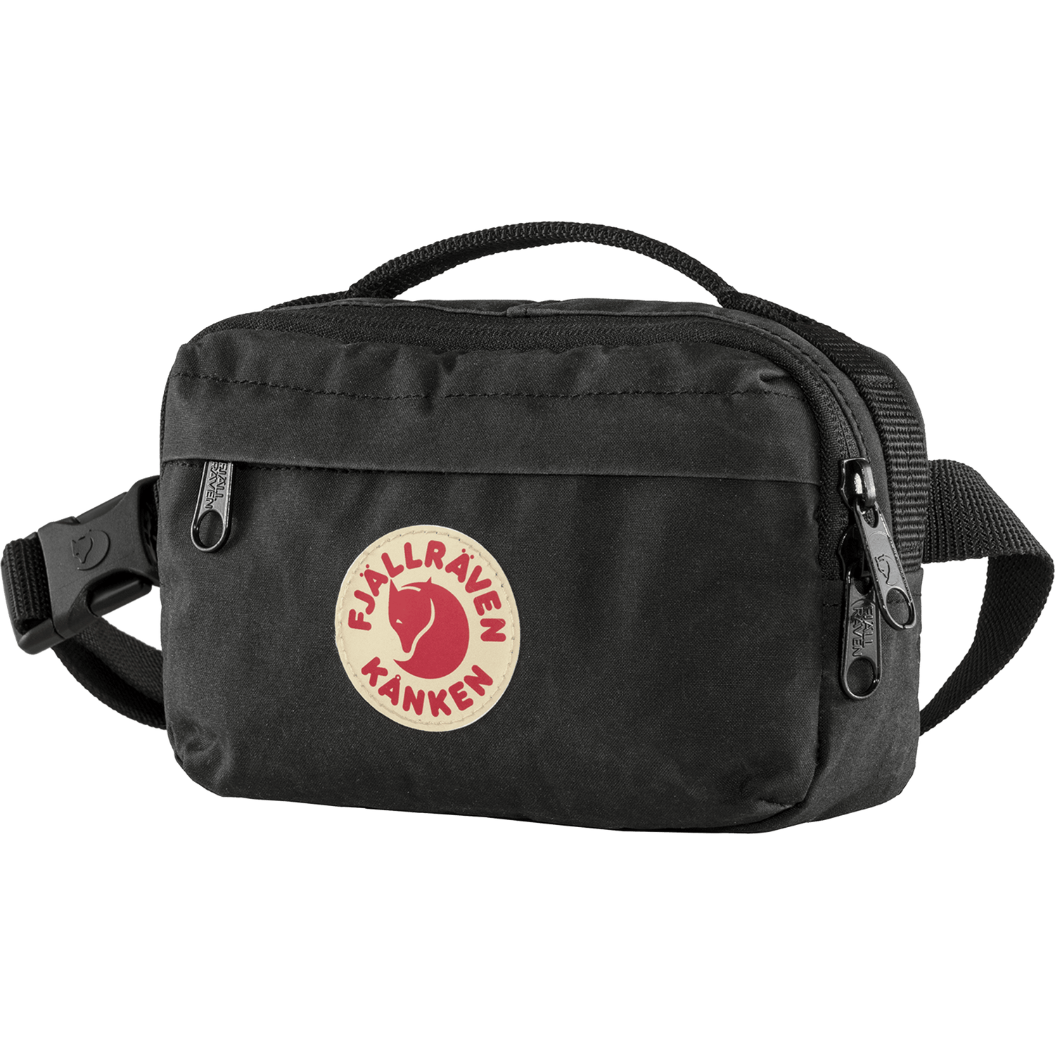 Fjällräven Kånken Hip Pack - Vinylal Black Bags