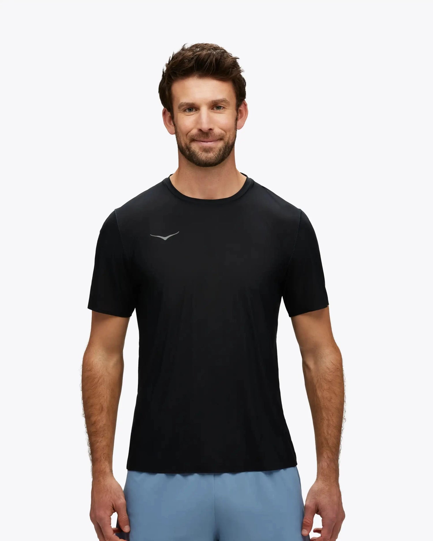 HOKA M's Airolite Run Top Black Shirt