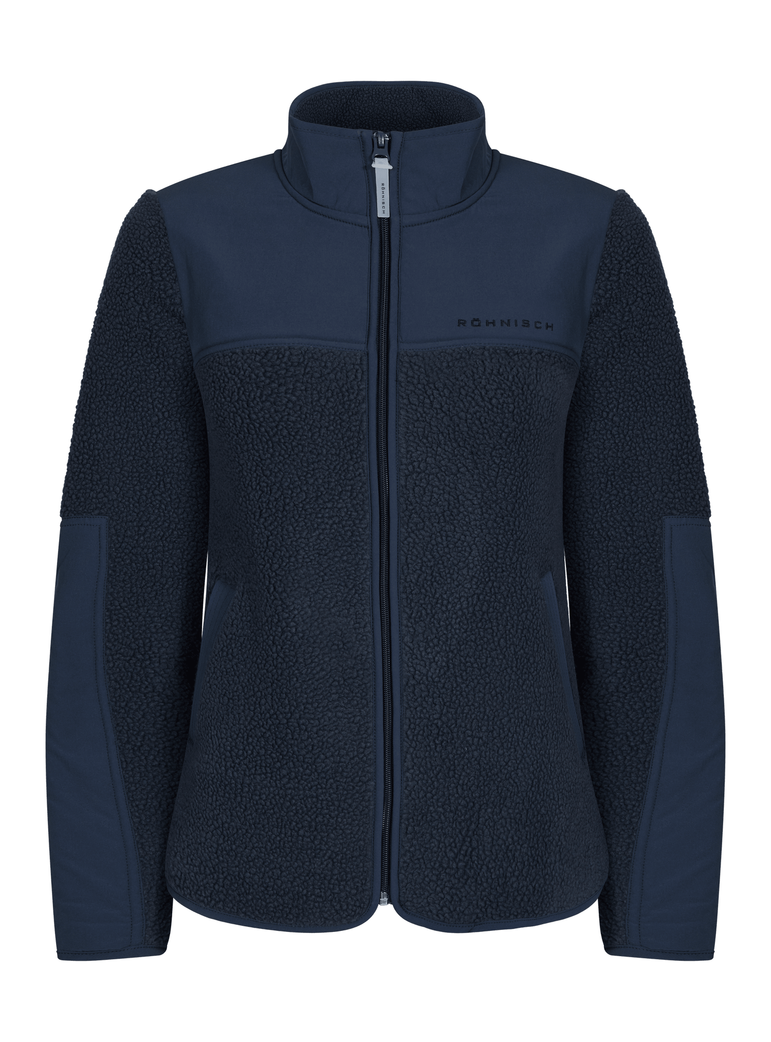 Röhnisch Phoebe Pile Jacket- Recycled polyester Dk Grey Plum Jacket