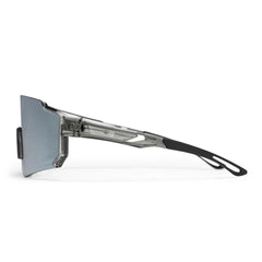 CHPO Siri Sunglasses - Recycled plastic Transparent Grey Silver Mirror Sunglasses