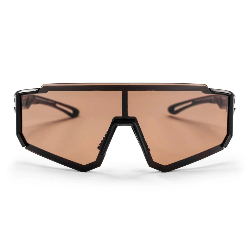 CHPO Siri Sunglasses - Recycled plastic Black Amber Sunglasses