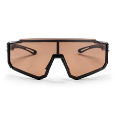 CHPO Siri Sunglasses - Recycled plastic Black Amber Sunglasses