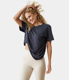 Manduka W Vinyasa Tee Phantom Shirt