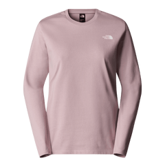 The North Face Women’s Long-Sleeve Simple Dome T-Shirt Metal Pink Shirt