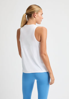 Röhnisch Workout Tank Top - Recycled polyester White Shirt