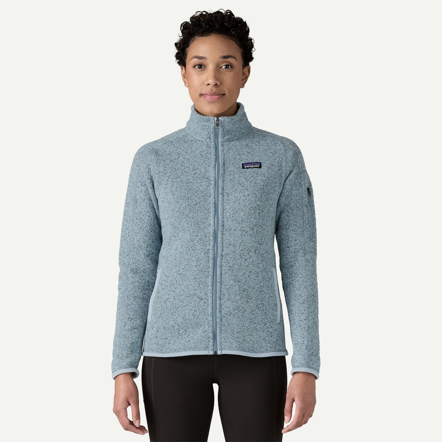 Patagonia W's Better Sweater® Fleece Jacket - 100% Recycled Polyester Fleck Blue Shirt