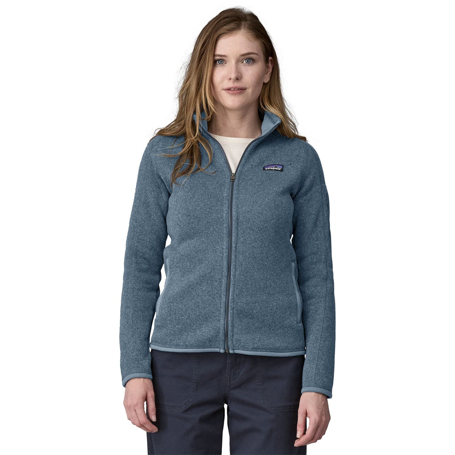 Patagonia W's Better Sweater® Fleece Jacket - 100% Recycled Polyester Utility Blue Shirt