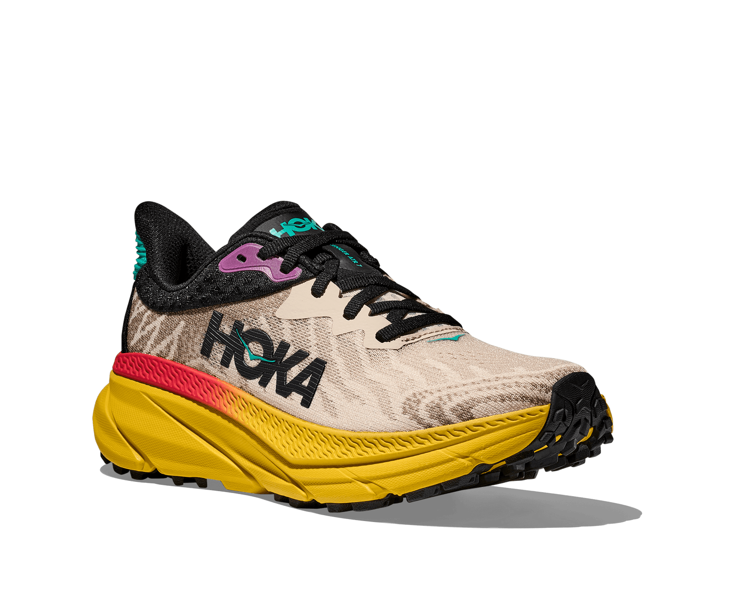 HOKA W's Challenger 7 Oatmeal Zest Shoes