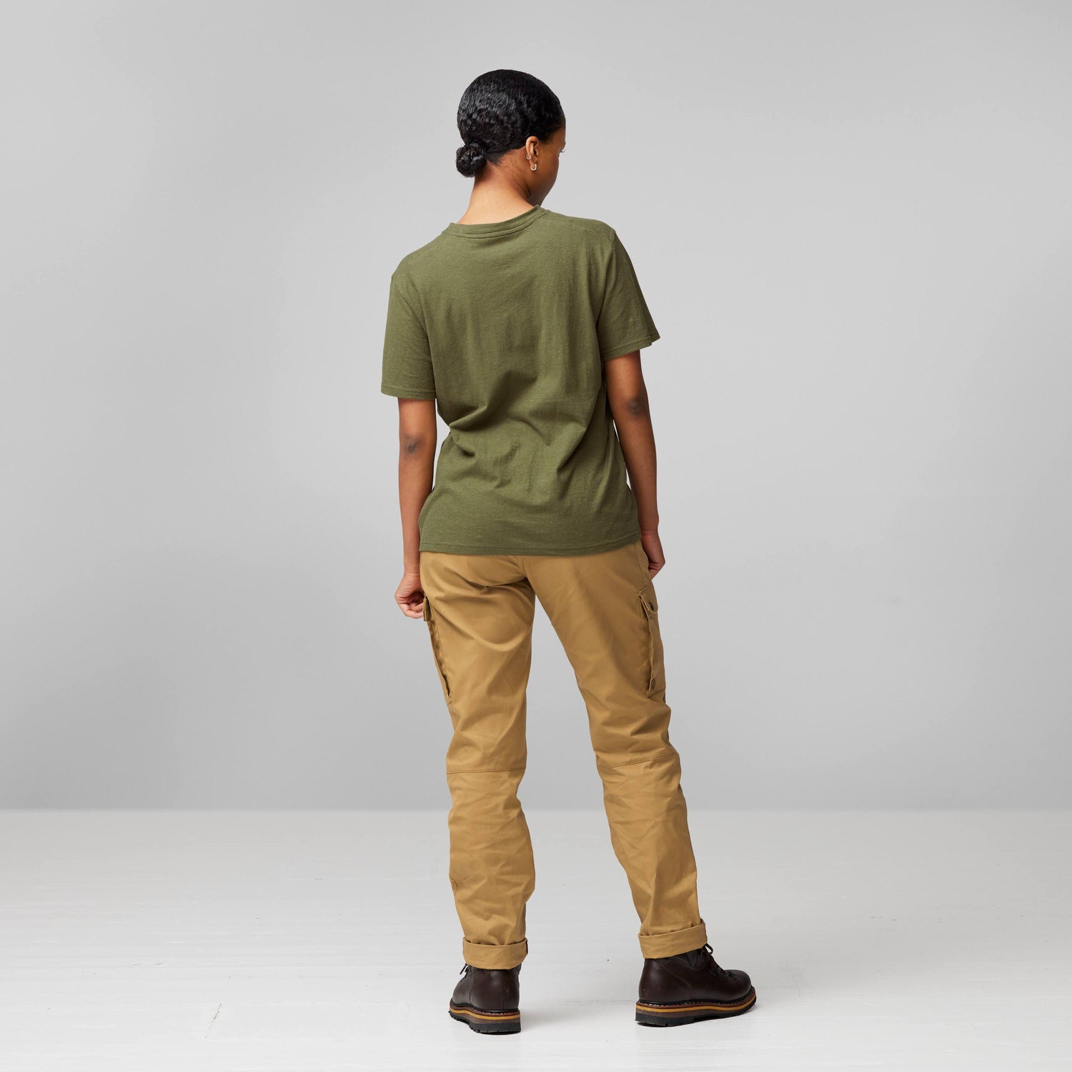 Fjällräven W's Hemp Blend T-shirt - Organic cotton & hemp Chalk Rose Shirt