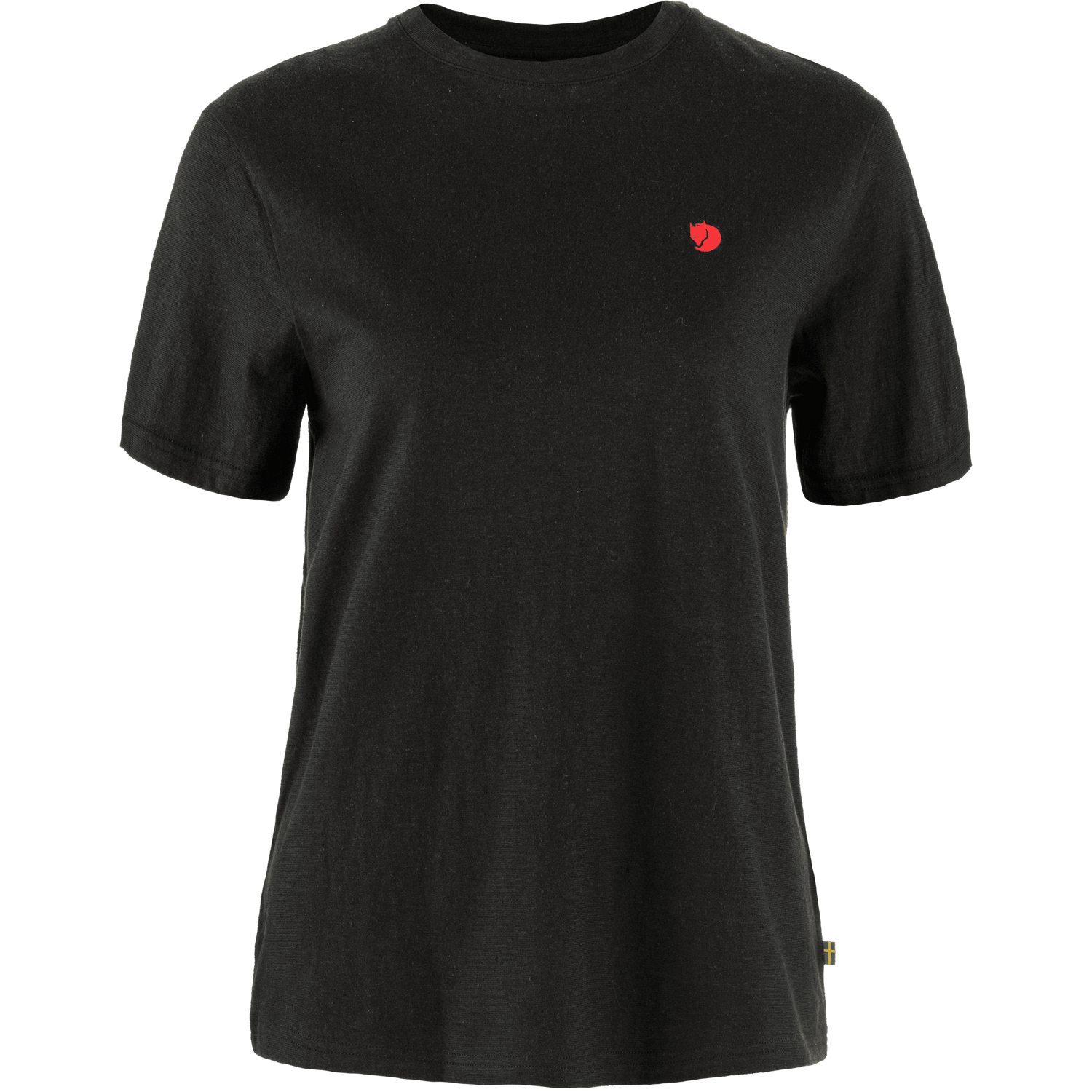 Fjällräven W's Hemp Blend T-shirt - Organic cotton & hemp Black Shirt