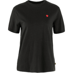 Fjällräven W's Hemp Blend T-shirt - Organic cotton & hemp Black Shirt