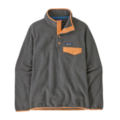 Patagonia W's Lightweight Synchilla Snap-T Fleece Pullover - Recycled Polyester Nickel w Vivid Apricot Shirt