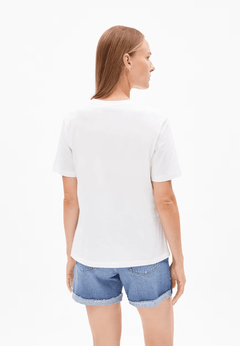 Armedangels W's Lualaa T-shirt - 100% Organic cotton White Shirt