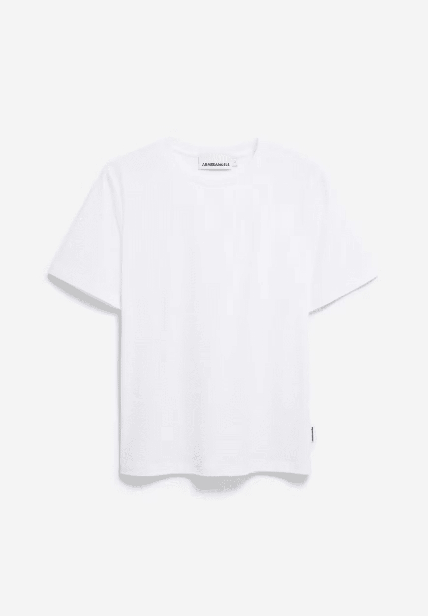 Armedangels W's Lualaa T-shirt - 100% Organic cotton White Shirt