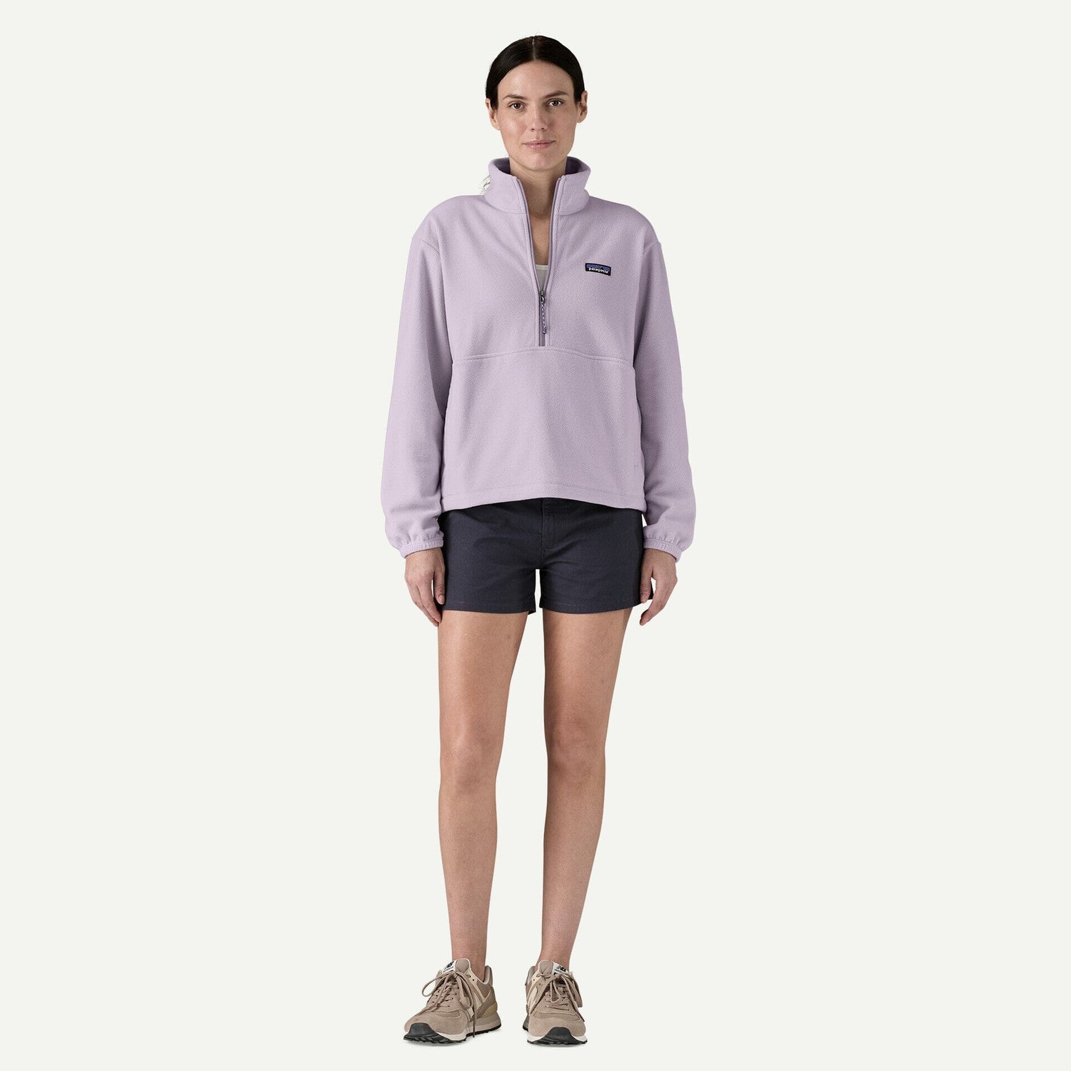 Patagonia W's Micro D 1/2 Zip Fleece P/O Foxglove Purple Shirt