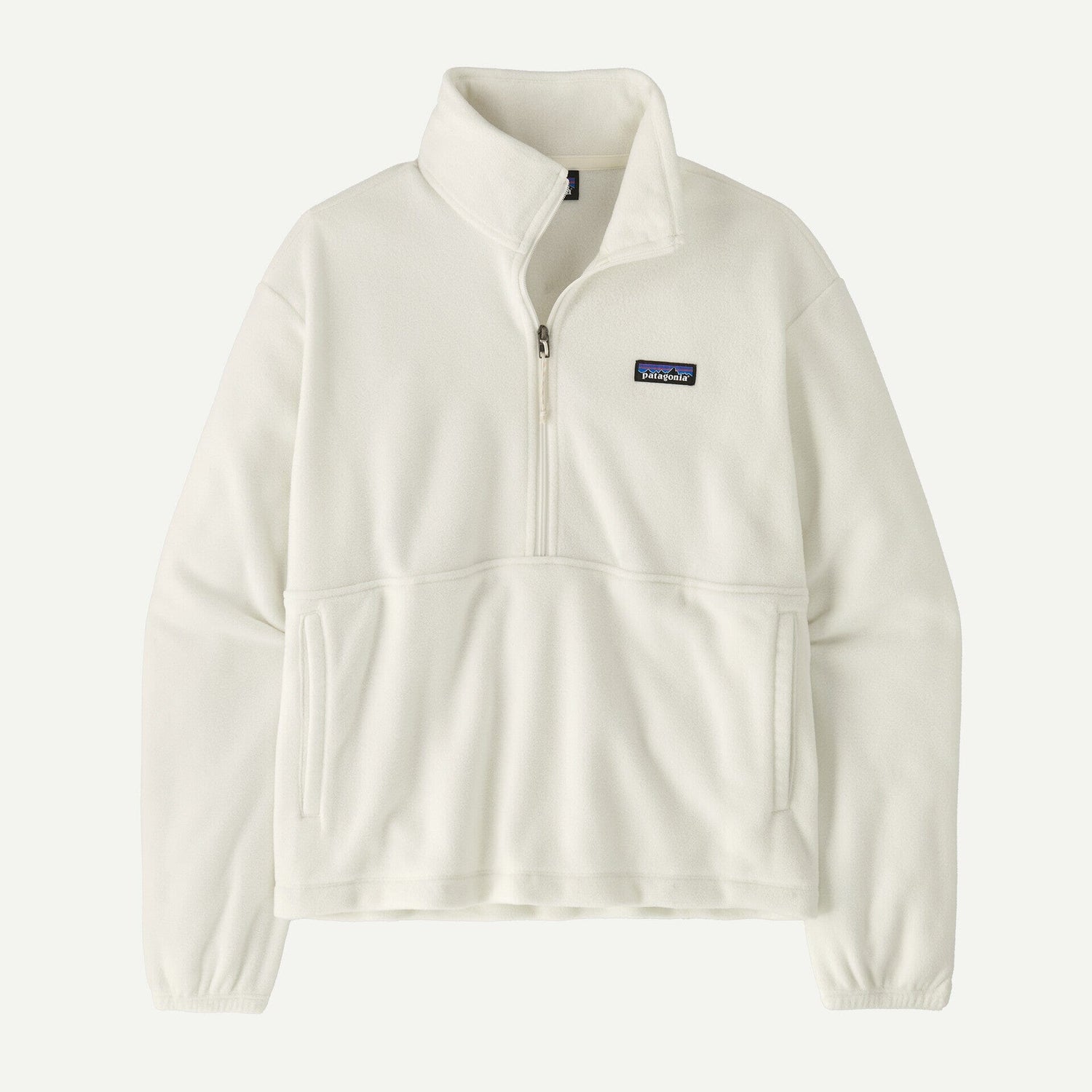 Patagonia W's Micro D 1/2 Zip Fleece P/O Birch White Shirt