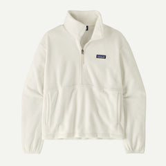 Patagonia W's Micro D 1/2 Zip Fleece P/O Birch White Shirt