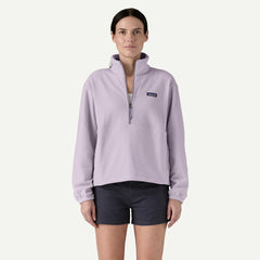 Patagonia W's Micro D 1/2 Zip Fleece P/O Foxglove Purple Shirt