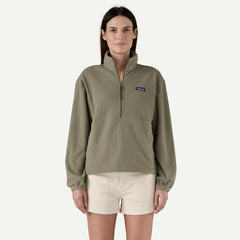 Patagonia W's Micro D 1/2 Zip Fleece P/O River Rock Green Shirt