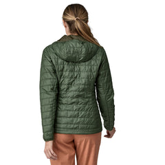 Patagonia W's Nano Puff® Hoody - Recycled Polyester Torrey Pine Green Jacket