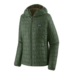 Patagonia W's Nano Puff® Hoody - Recycled Polyester Torrey Pine Green Jacket