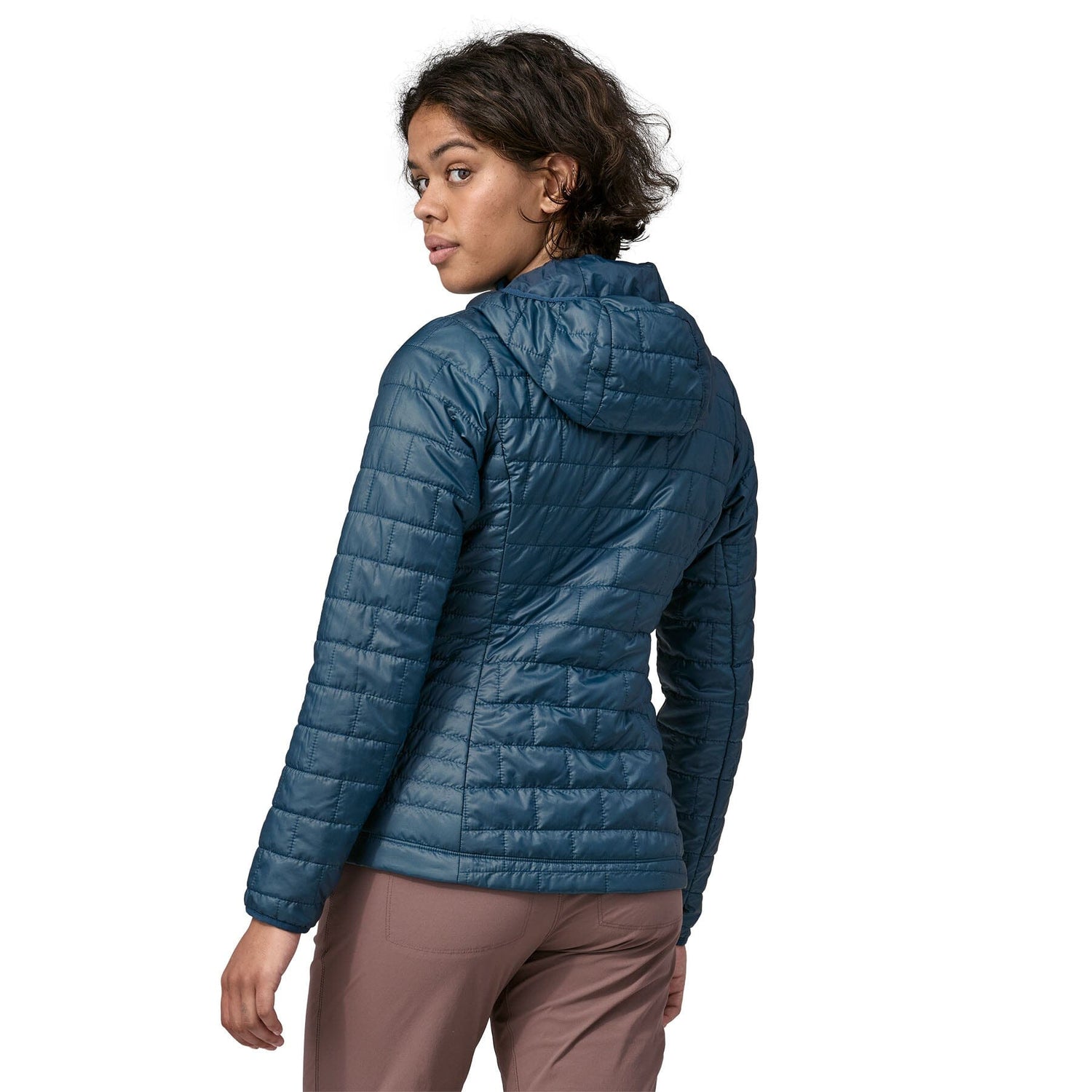 Patagonia W's Nano Puff® Hoody - Recycled Polyester Lagom Blue Jacket