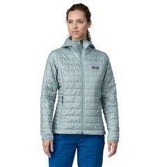 Patagonia W's Nano Puff® Hoody - Recycled Polyester Thermal Blue Jacket