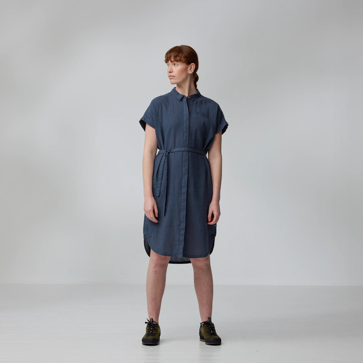 Fjällräven W's Övik Hemp Dress Mountain Blue Dress