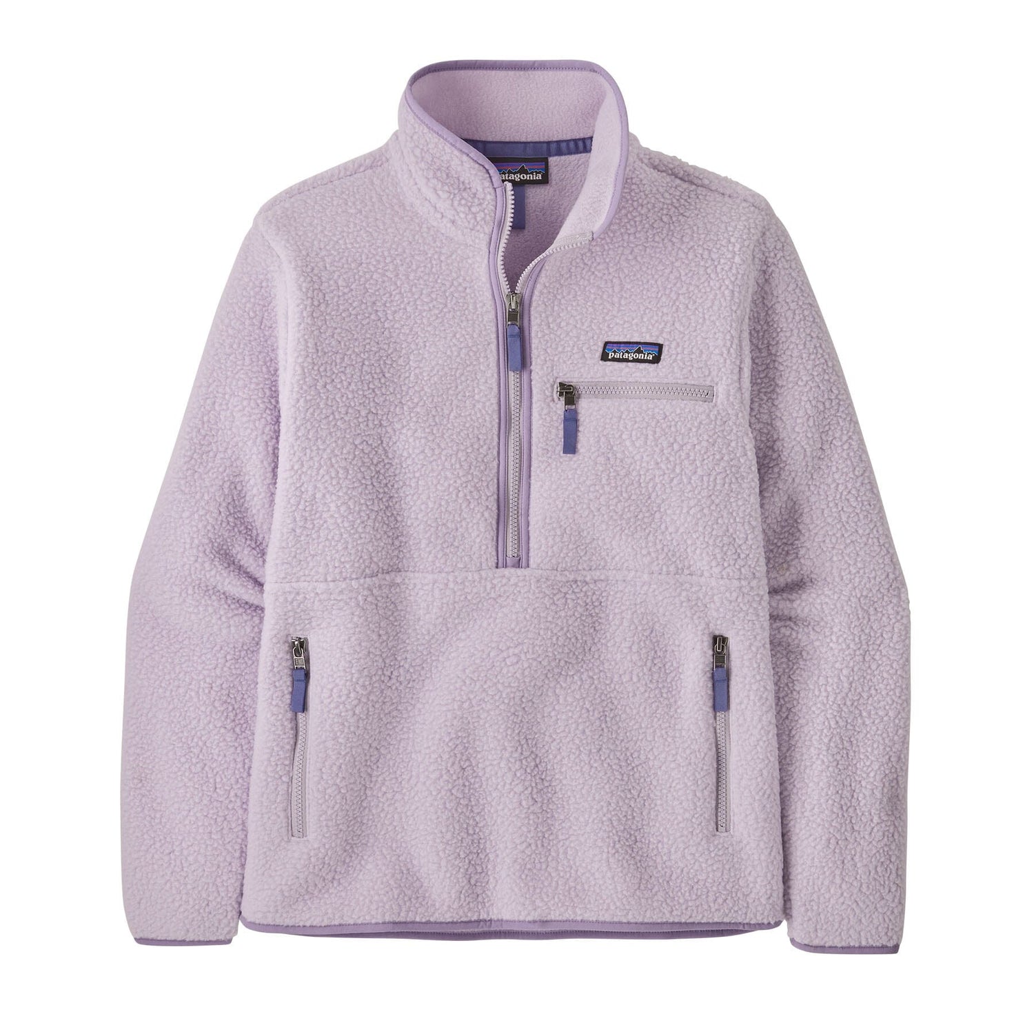 Patagonia W's Retro Pile Fleece Marsupial - Recycled Polyester Foxglove Purple Shirt