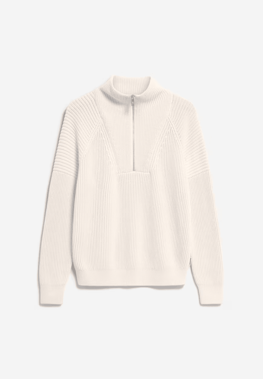 Armedangels W's Ronyiaas Sweater - Organic cotton Oatmilk Shirt