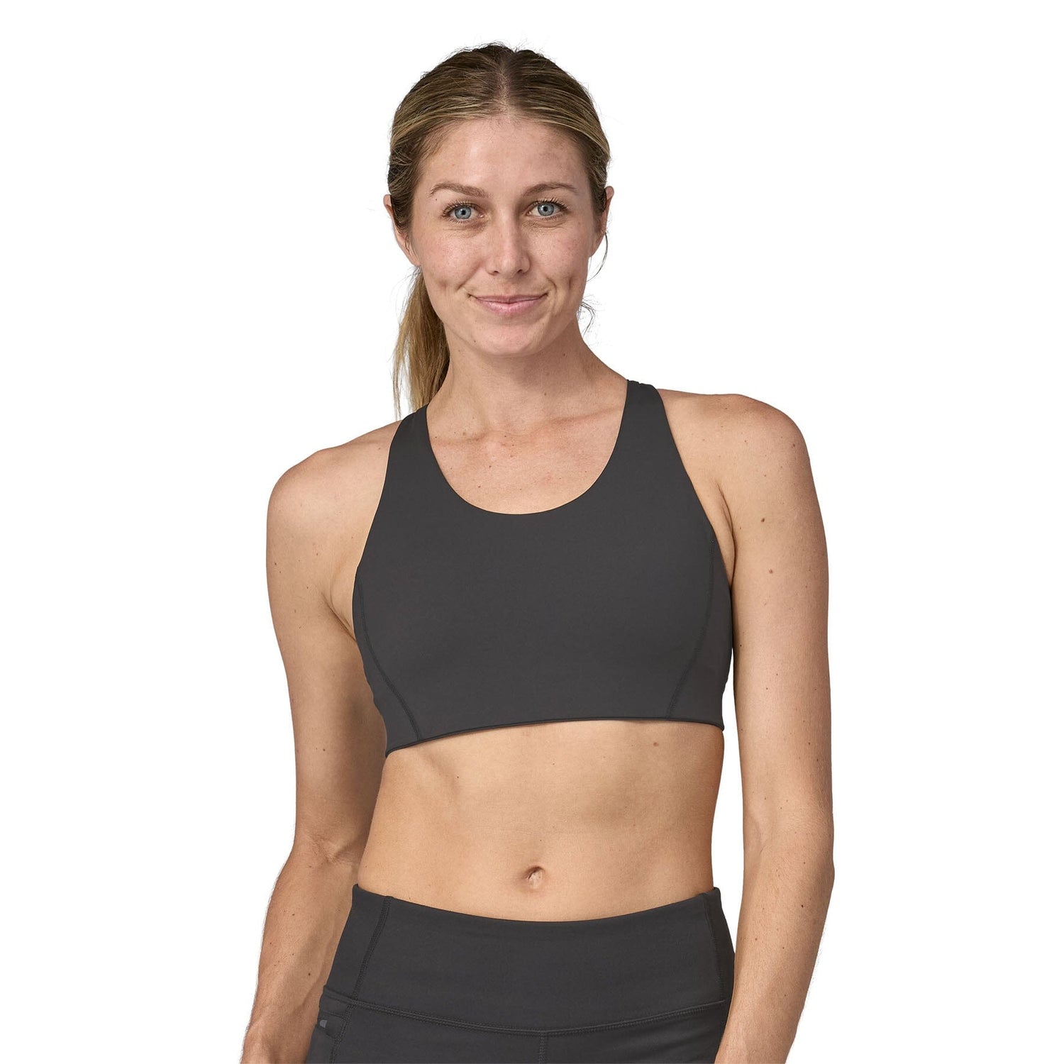 Patagonia W's Shadowlite Mid-Impact Adjustable Bra Black Underwear