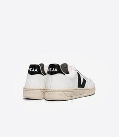 Veja W's V-10 Leather - Classical Sneakers White Black Shoes