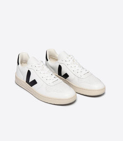 Veja W's V-10 Leather - Classical Sneakers White Black Shoes