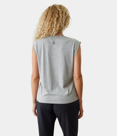 Manduka W's Warrior Tee Heather Grey Shirt