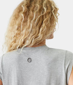 Manduka W's Warrior Tee Heather Grey Shirt